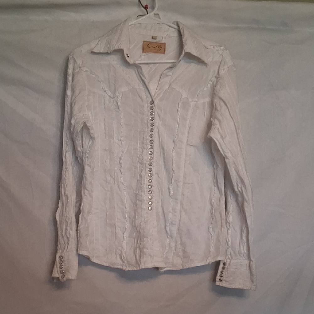 Scully Button Shirt Size Large